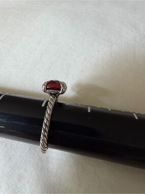 David Yurman garnet ring